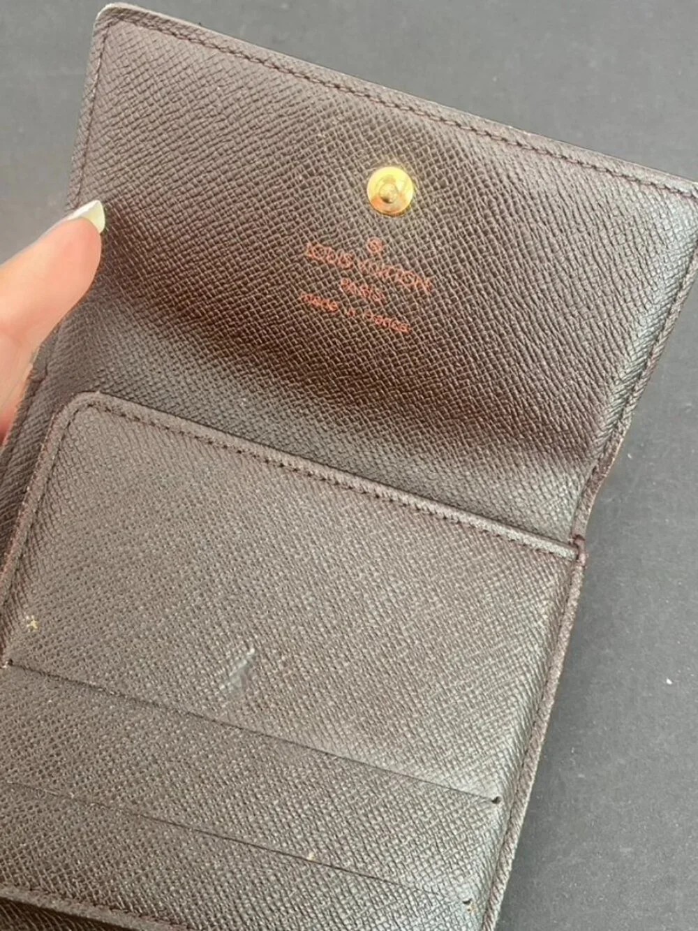 Louis Vuitton Damier E Elise Wallet